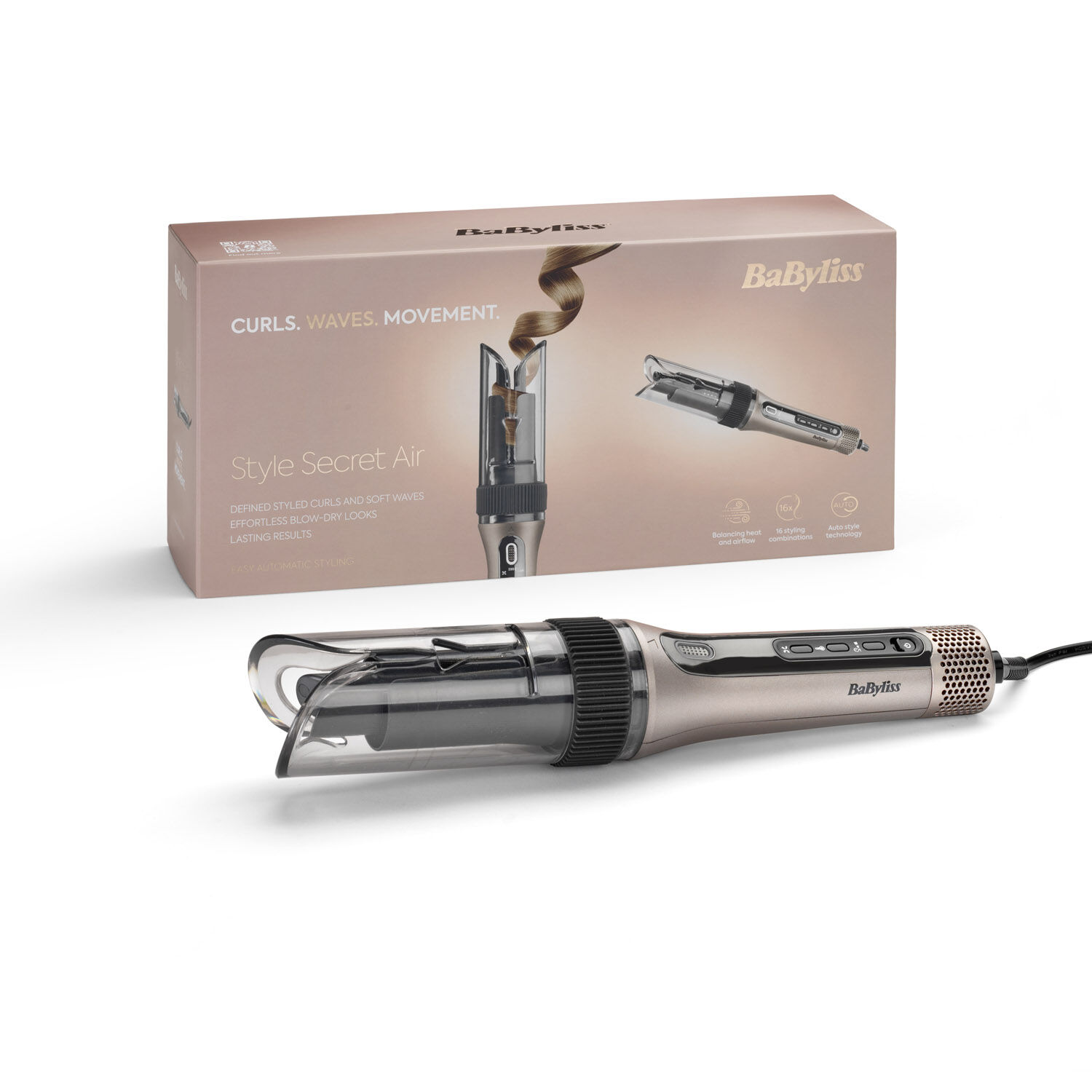 Style Secret Air Automatic Rotating Curler and Waver